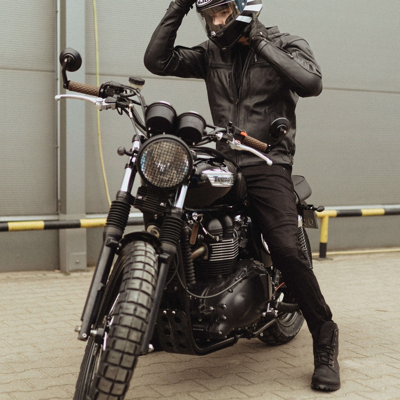 Дънки Rebelhorn Rage II Black Motorcycle разпродажба