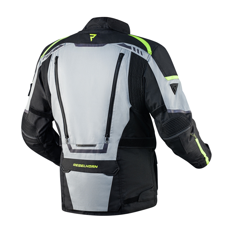 Мотоциклетно яке Rebelhorn Cubby IV black-grey-fluo-yellow разпродажба