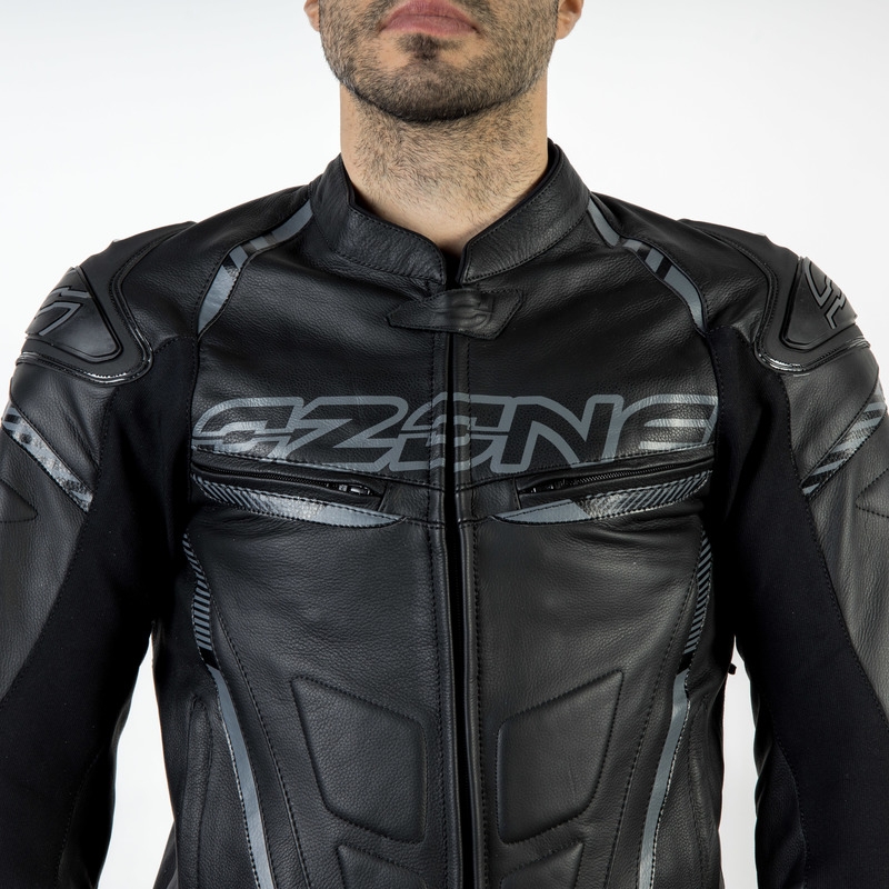 Bunda na motorku Ozone RS600 černo-šedá výprodej