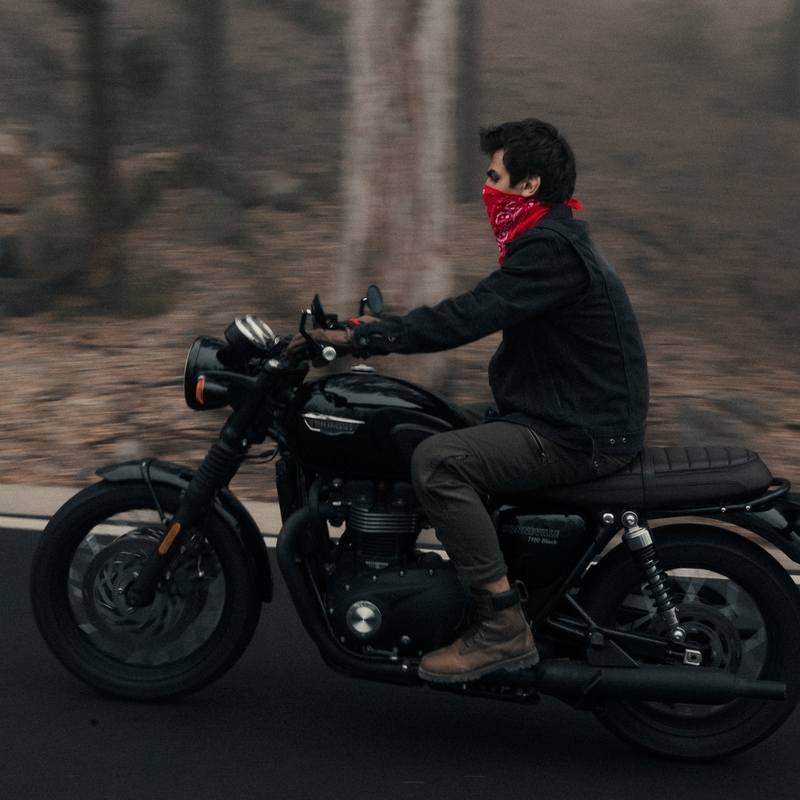 Jeansy na motorku BROGER Alaska II černé