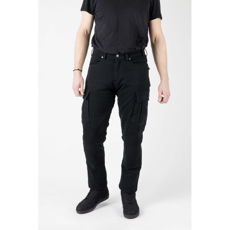 Ozone Shadow II Black Дънки за мотоциклет разпродажба
