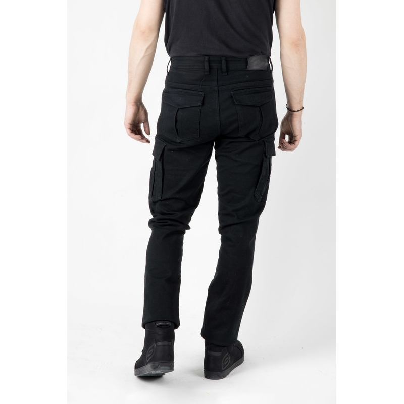 Ozone Shadow II Black Дънки за мотоциклет разпродажба