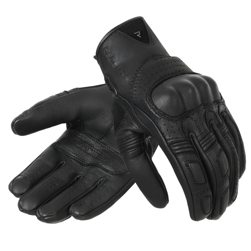 Мотоциклетни ръкавици Rebelhorn Thug II black perforated