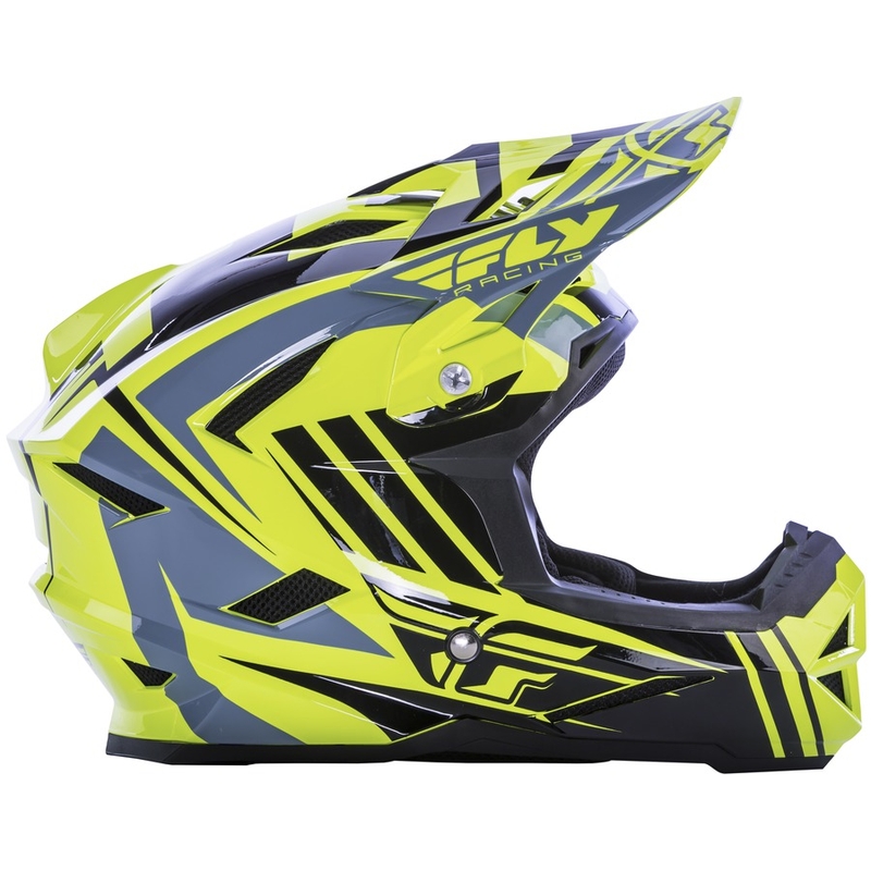 Motokrosová přilba FLY Racing DEFAULT - USA fluo žluto-černá