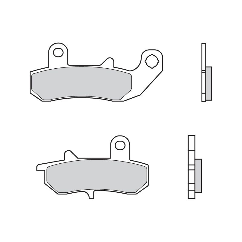 Brzdové destičky BREMBO