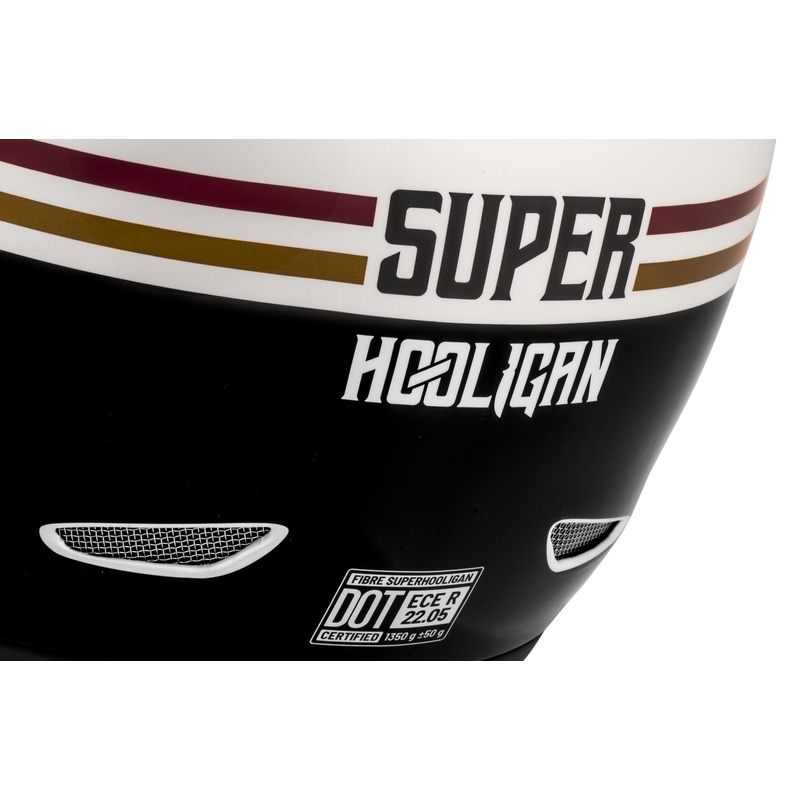 Cassida Fibre Super Hooligan интегрална мотоциклетна каска черна и медна разпродажба