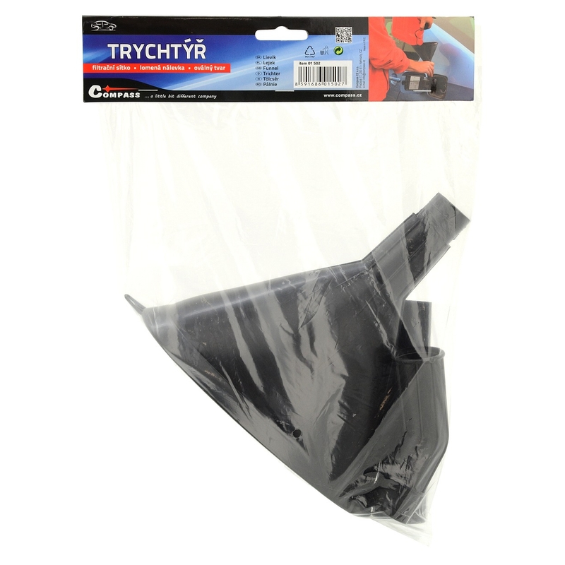 Trychtýř se sítkem a s nálevkou