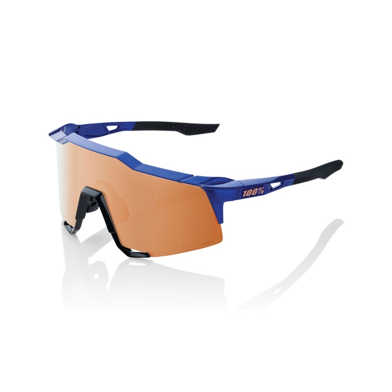 Слънчеви очила 100% SPEEDCRAFT Gloss Cobalt Blue синьо-черно (HIPER стъкло)