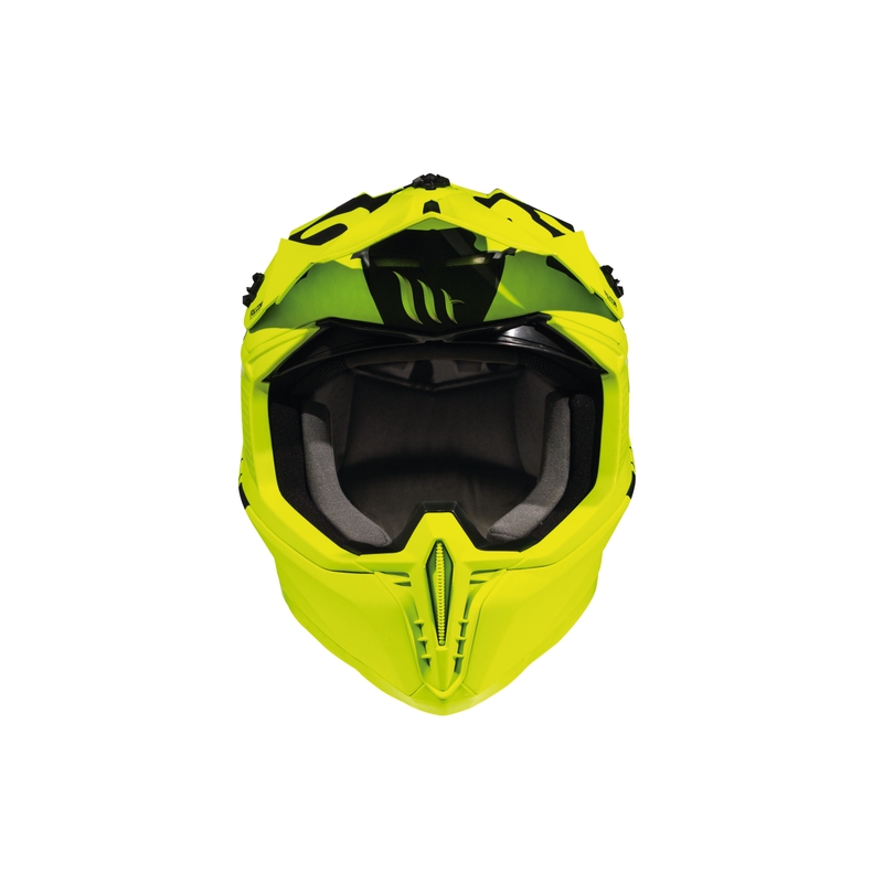Motokrosová přilba MT Falcon Karson fluo žlutá matná