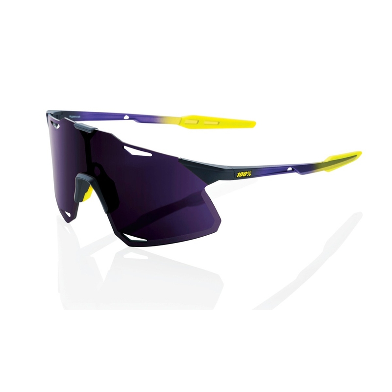Слънчеви очила 100% HYPERCRAFT Metallic Digital Brights violet-yellow (виолетово стъкло)