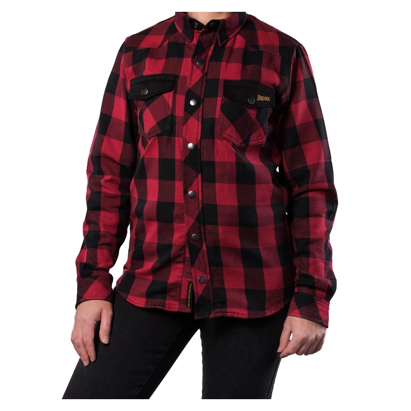 Дамска мотоциклетна риза BROGER Alaska black-red разпродажба