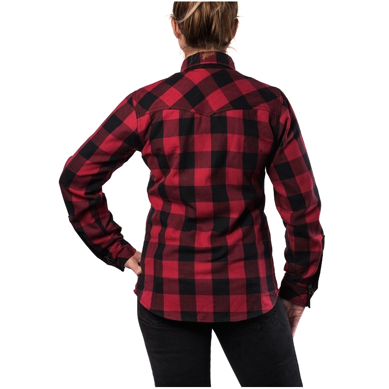 Дамска мотоциклетна риза BROGER Alaska black-red разпродажба