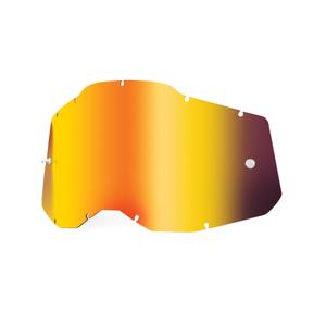 Plexi 100% Racecraft 2/Accuri 2/Strata 2 червен огледален (против замъгляване)