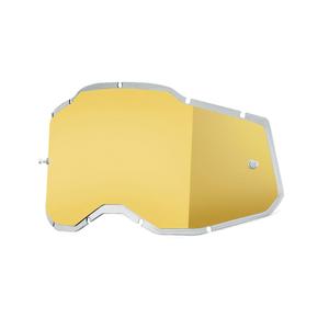 Plexi 100% инжектирано Racecraft 2/Accuri 2/Strata 2 златно огледало (против замъгляване)