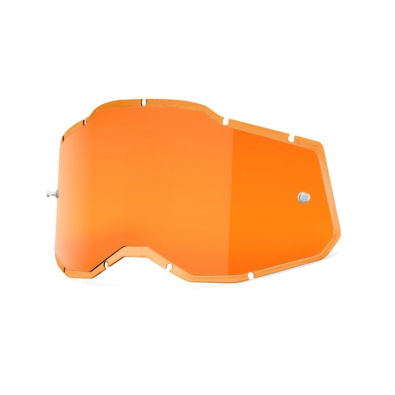 Plexi 100% инжектиран Racecraft 2/Accuri 2/Strata 2 оранжев огледален (против замъгляване)
