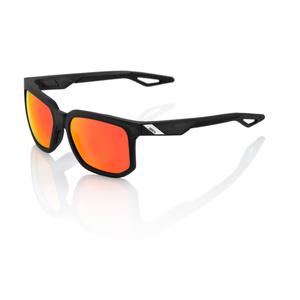 Слънчеви очила 100% CENTRIC Matte Crystal Black black (червени лещи)