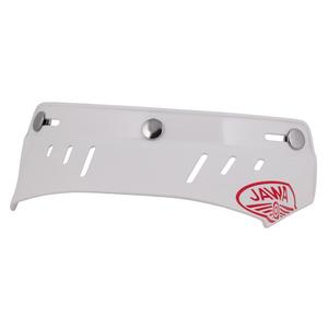 Плоска козирка за каски Cassida Oxygen Jawa бяла