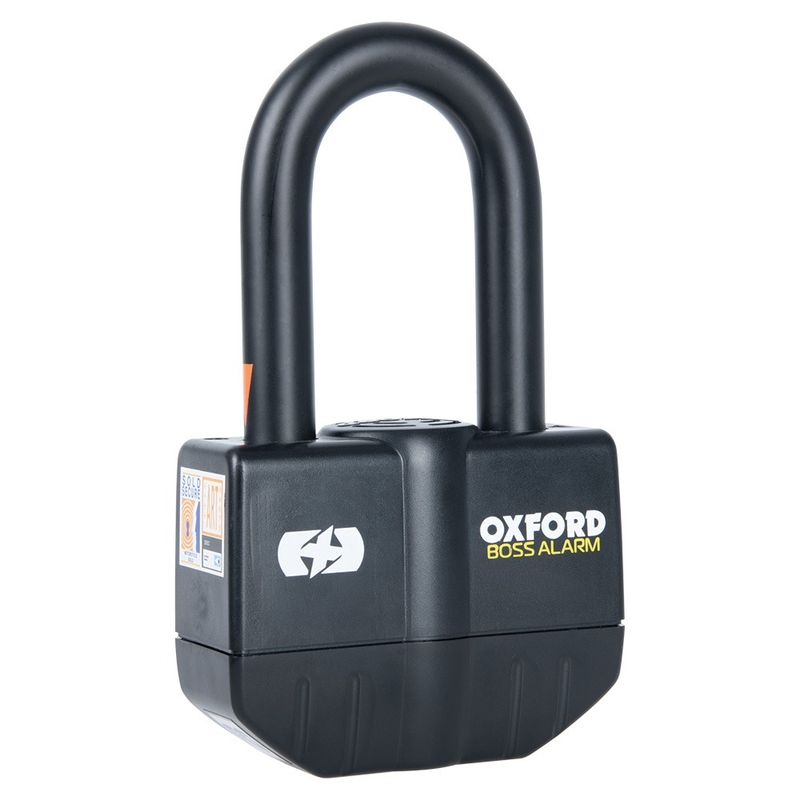Заключване на дисковата спирачка Oxford U Profile Big Boss Alarm black