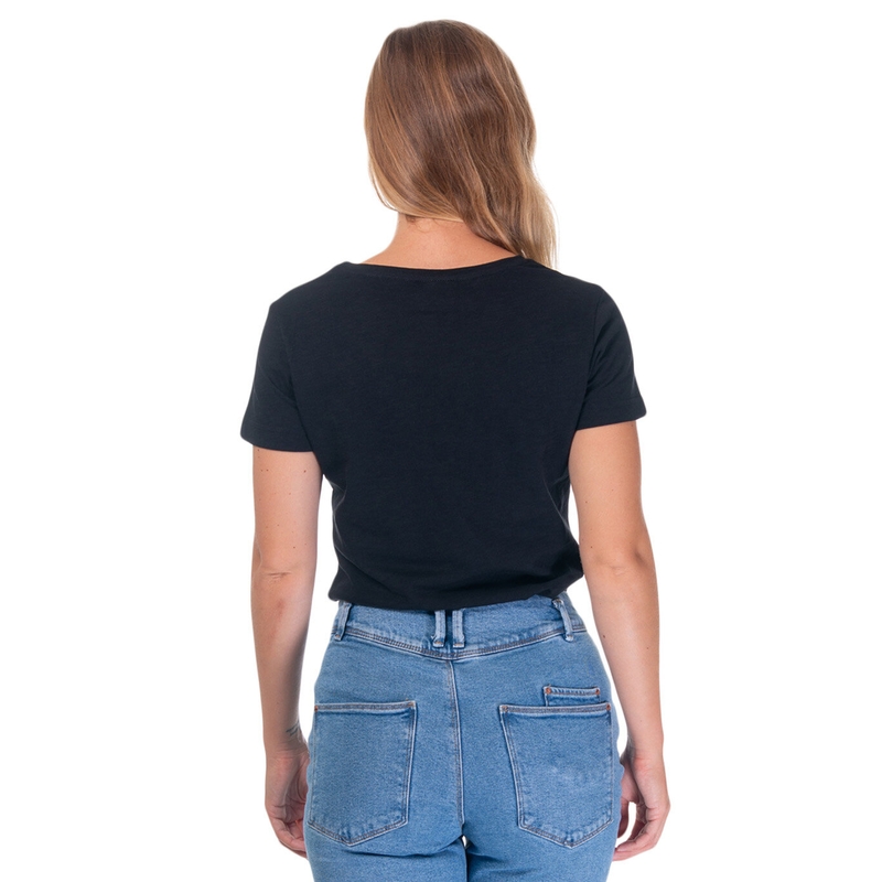 Дамска тениска Meatfly Ladies MF Logo black разпродажба