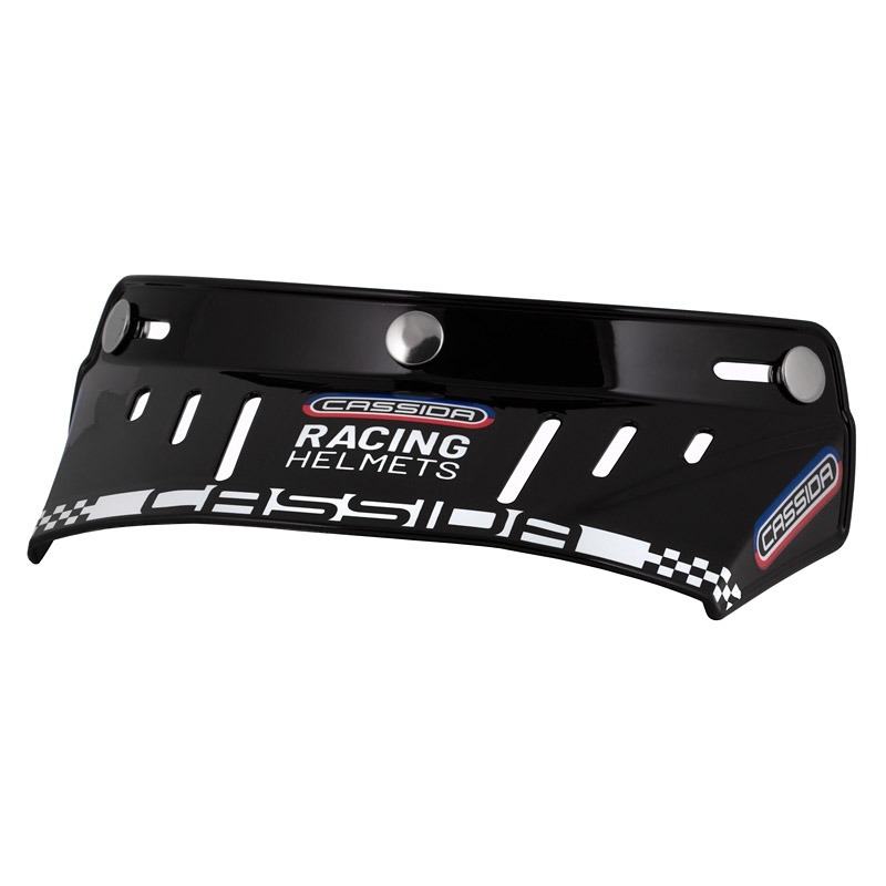 Плосък визьор за каски Cassida Oxygen Racing Spirit черен