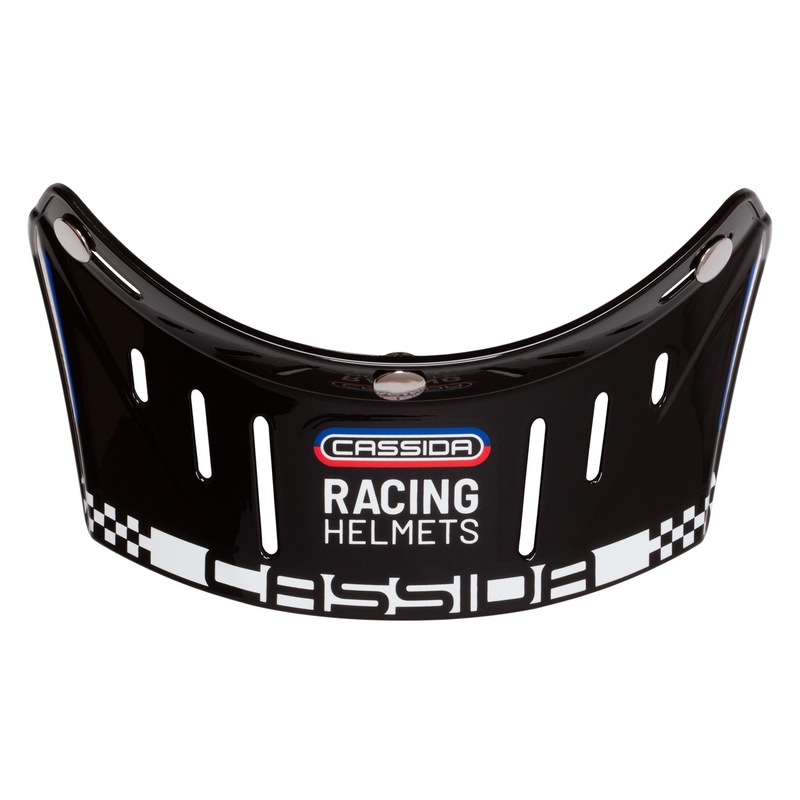 Плосък визьор за каски Cassida Oxygen Racing Spirit черен