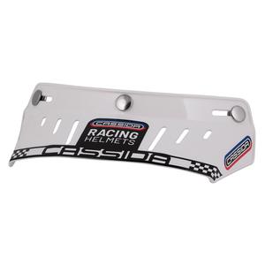 Плоска козирка за каски Cassida Oxygen Racing Spirit бяла