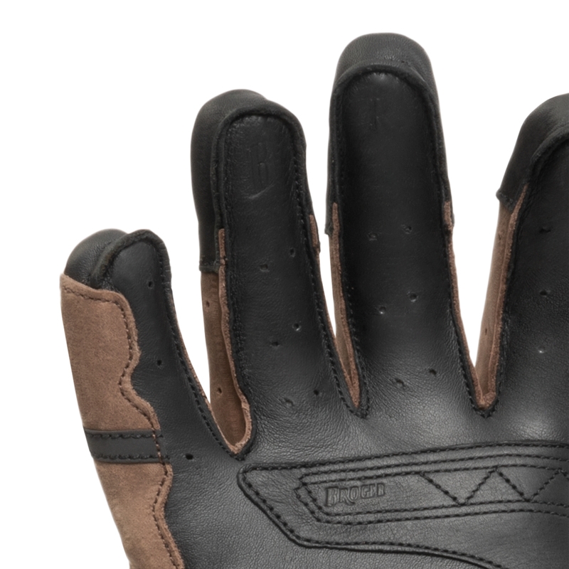 Дамски мотоциклетни ръкавици BROGER Ohio vintage brown разпродажба