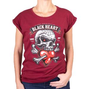 Дамска тениска Black Heart Romantic Lover Ext red