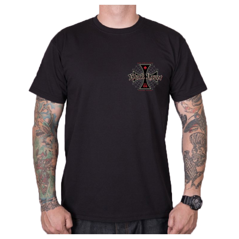 Pánské triko Black Heart Red Devil černé výprodej