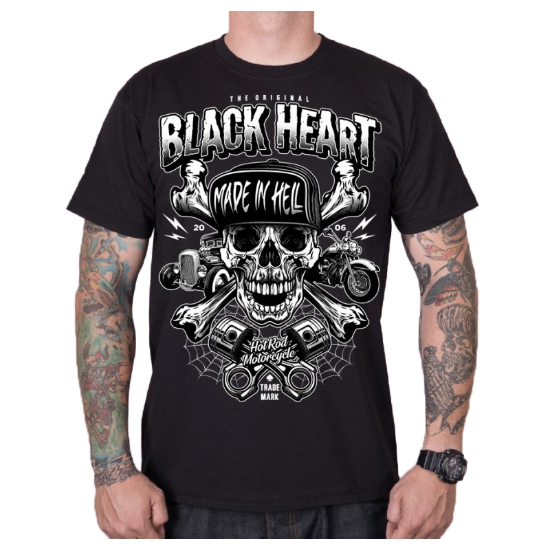 Мъжка тениска Black Heart Sinner black