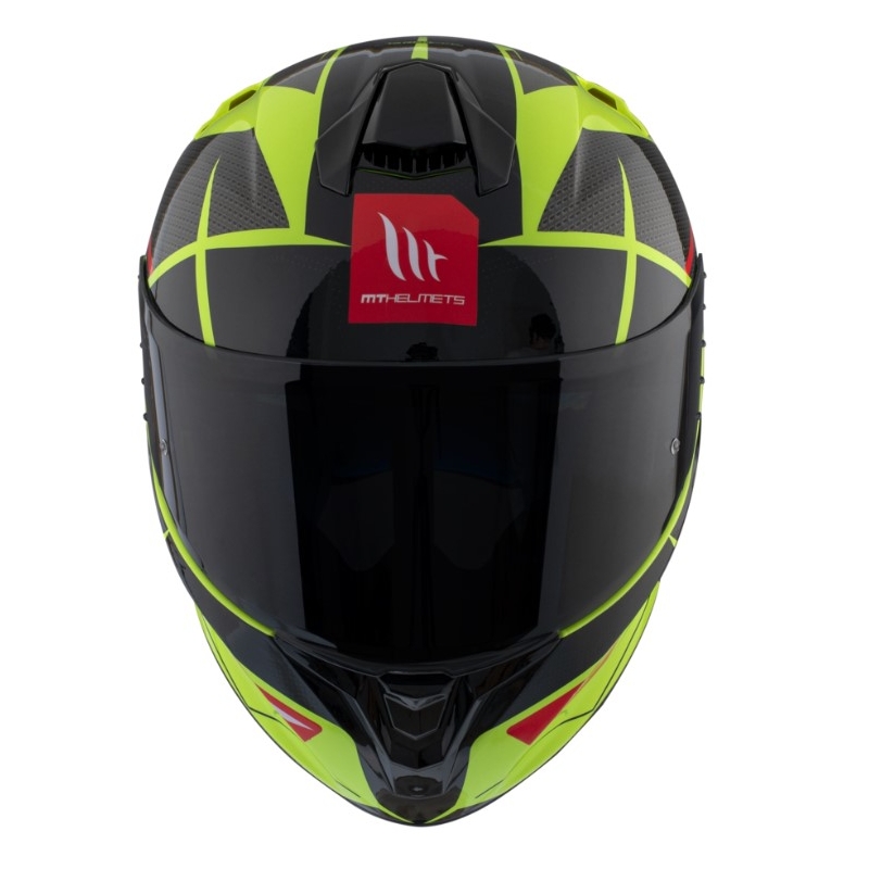 Integrální přilba na motorku MT FF106 Pro Targo Pro Podium D1 fluo žluto-červeno-černá výprodej