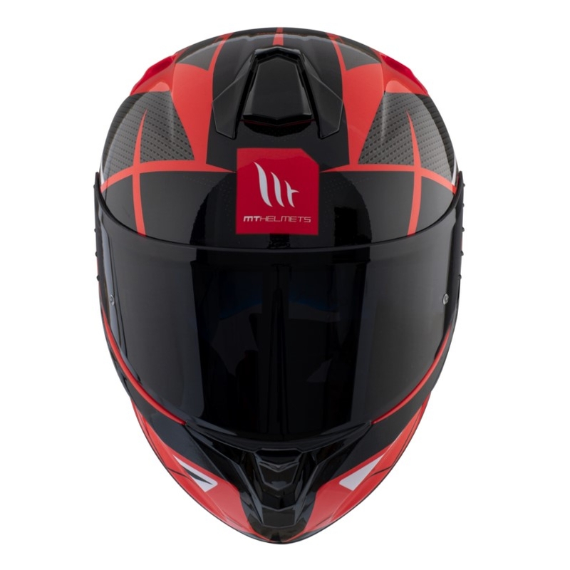 Integrální přilba na motorku MT FF106 Pro Targo Pro Podium D5 červeno-černá výprodej