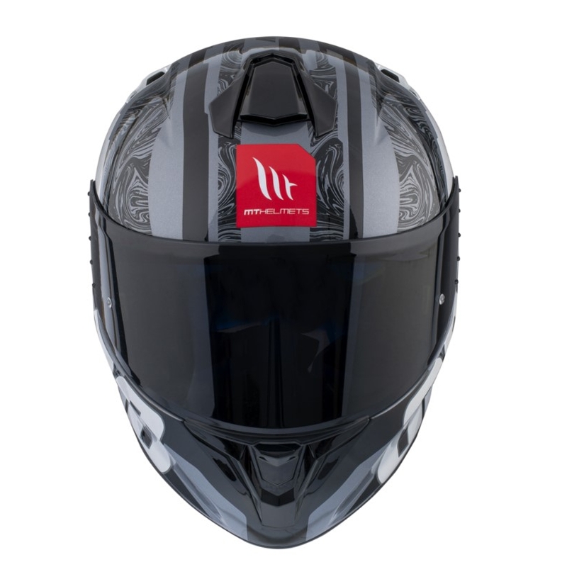 Integrální přilba na motorku MT FF106 Pro Targo Pro Welcome F2 šedá