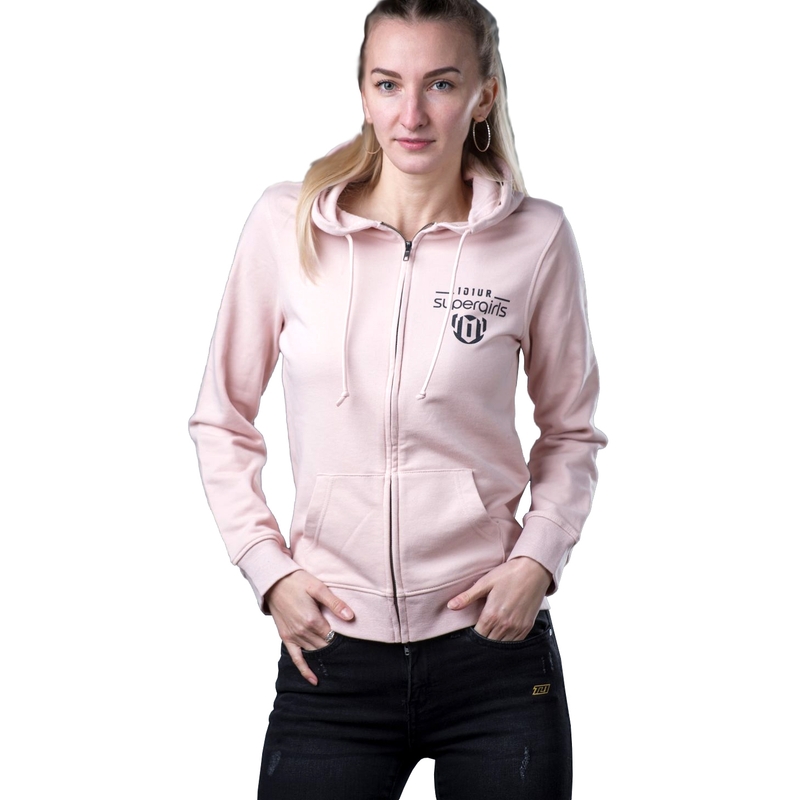 Dámská mikina 101 Riders My Zip Hood růžová výprodej