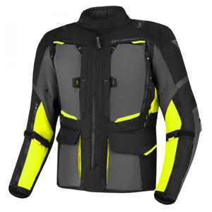 Мотоциклетно яке Shima Hero 2.0 black-grey-fluo yellow