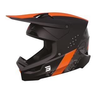 Каска за мотокрос Shot Race Camo Black-Grey-Orange разпродажба