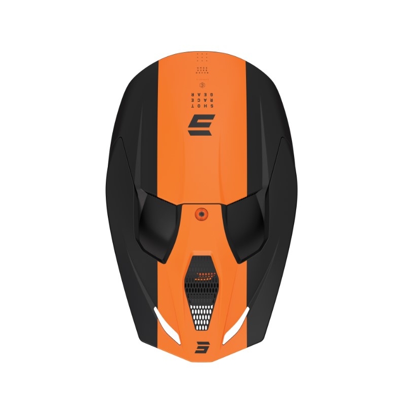 Каска за мотокрос Shot Race Camo Black-Grey-Orange разпродажба