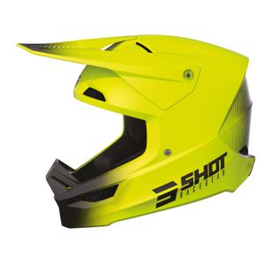 Каска за мотокрос Shot Race Raw black-fluo yellow разпродажба