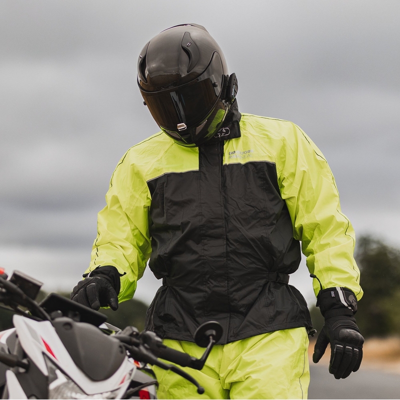 Дъждобран Oxford Rain Seal 22 черно-флуорово жълто