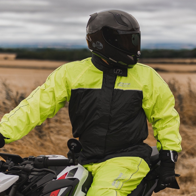 Дъждобран Oxford Rain Seal 22 черно-флуорово жълто