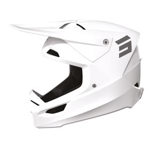 Мотокрос каска Shot Furious Solid White