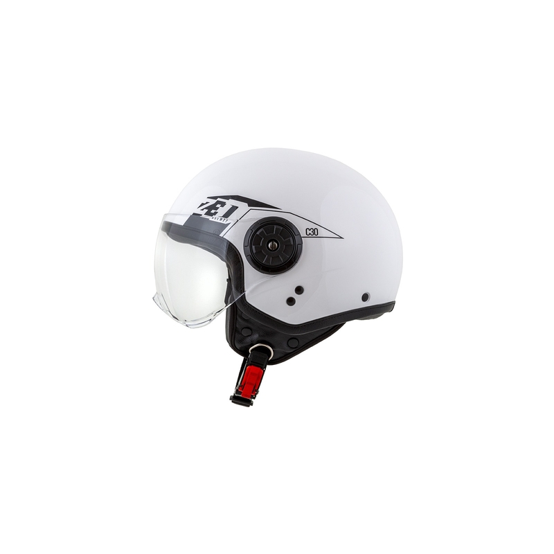 Otevřená přilba na motorku ZED C30 bílo-černá