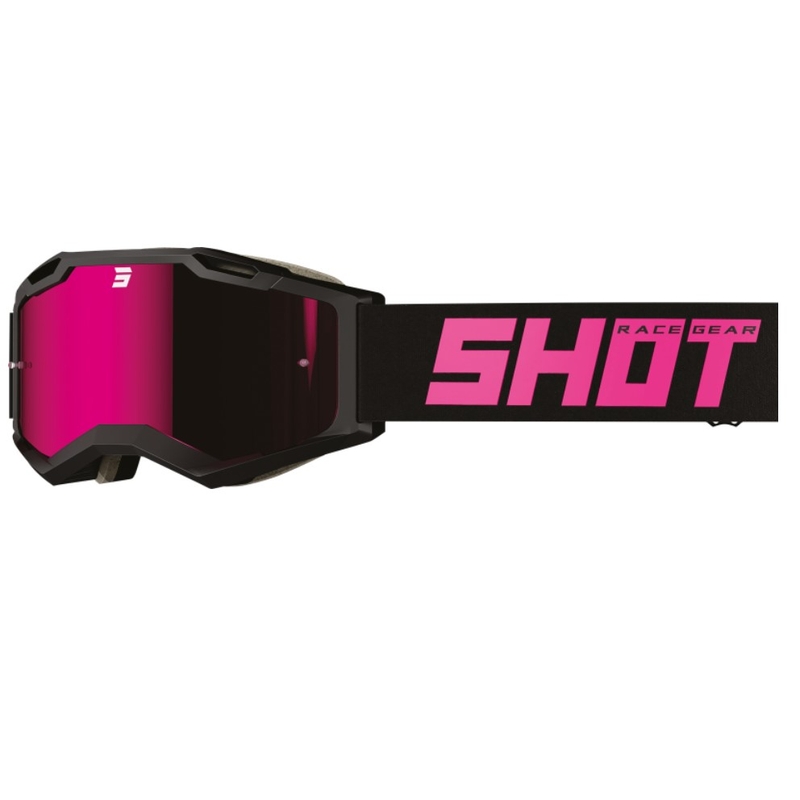 Очила за мотокрос Shot Iris 2.0 Solid black and pink