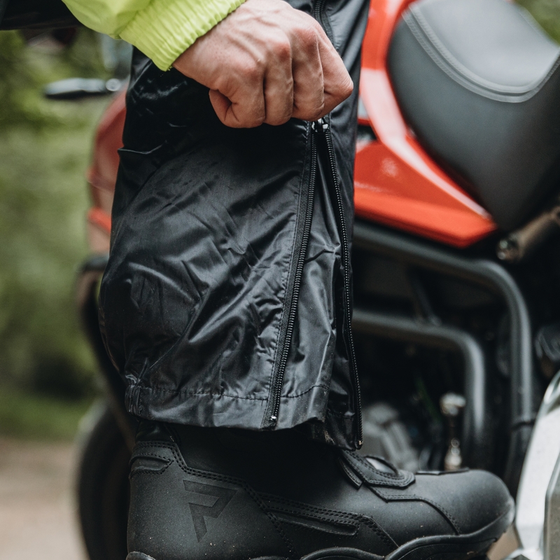 Moto kalhoty do deště Ozone Marin černé