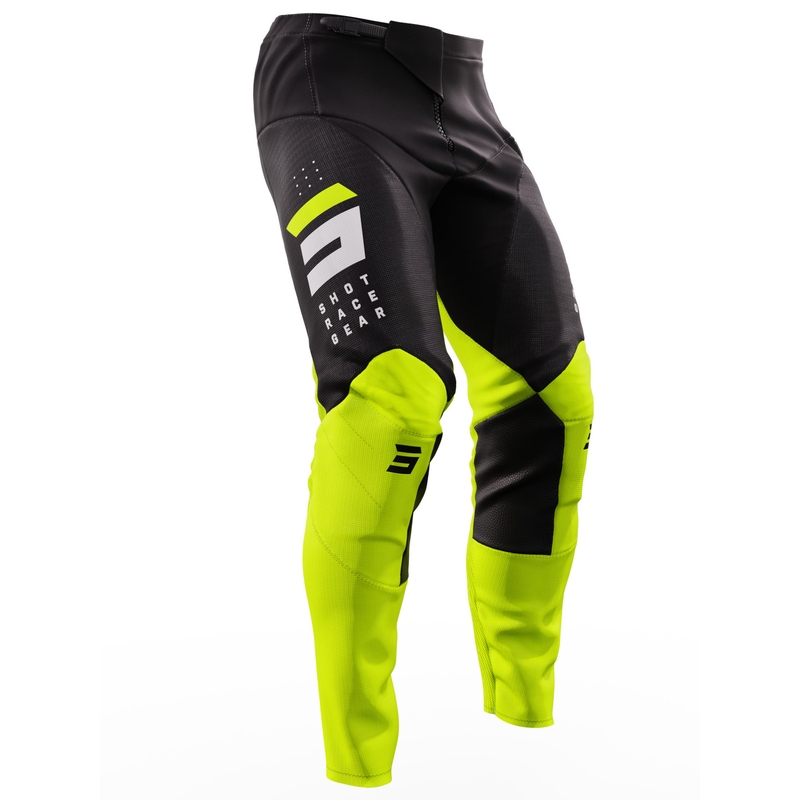 Панталони за мотокрос Shot Contact Camo 2.0 black-fluo yellow разпродажба