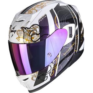 Интегрална мотоциклетна каска Scorpion EXO-520 EVO Air Fasta бял хамелеон