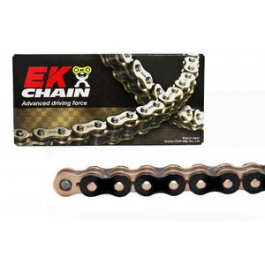 QX-kroužkový řetěz OEM kvality EK 520 MVXZ2 106 L černý/zlatý/zlatý