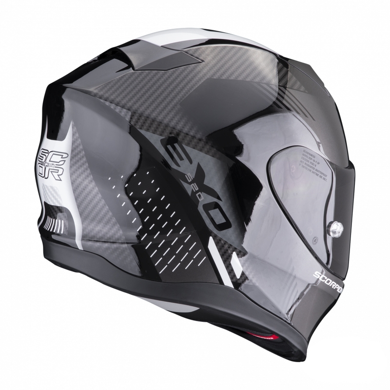 Integrální přilba na motorku Scorpion EXO-520 EVO Air Laten černo-bílá