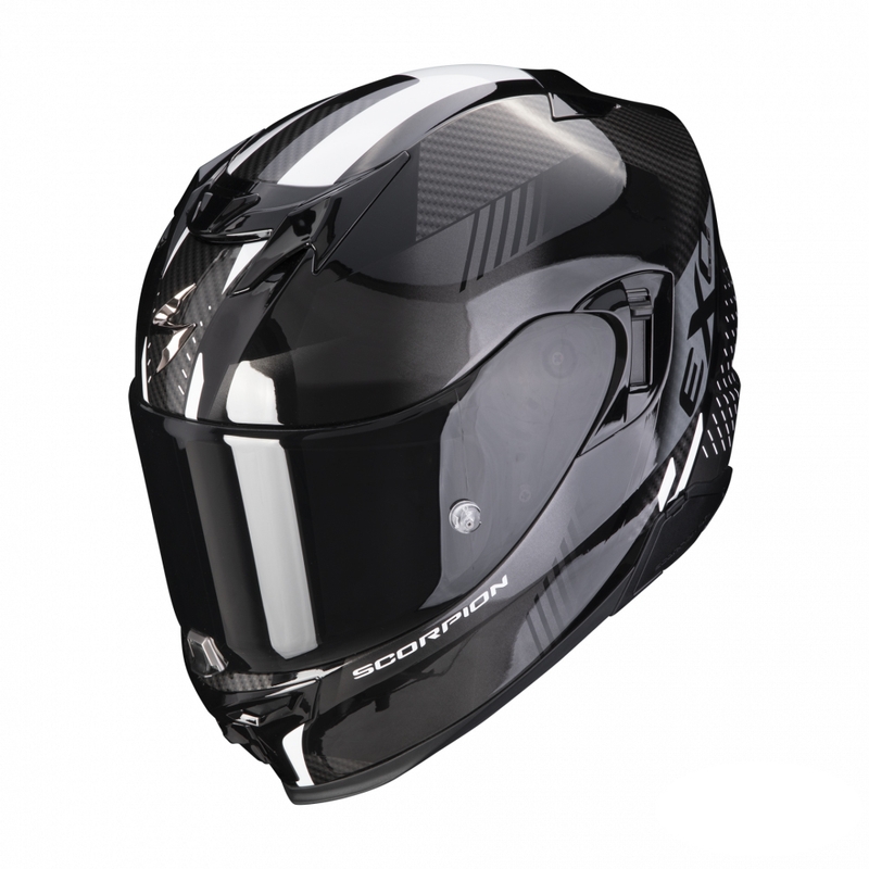 Integrální přilba na motorku Scorpion EXO-520 EVO Air Laten černo-bílá