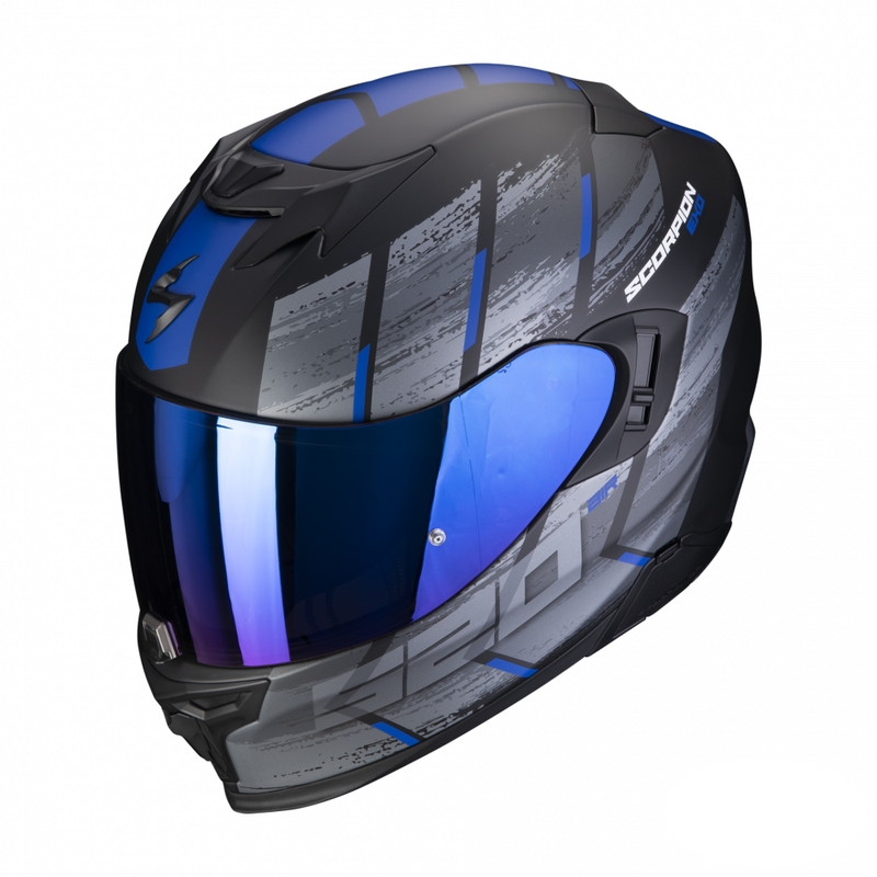 Integrální přilba na motorku Scorpion EXO-520 EVO Air Maha černo-modrá výprodej